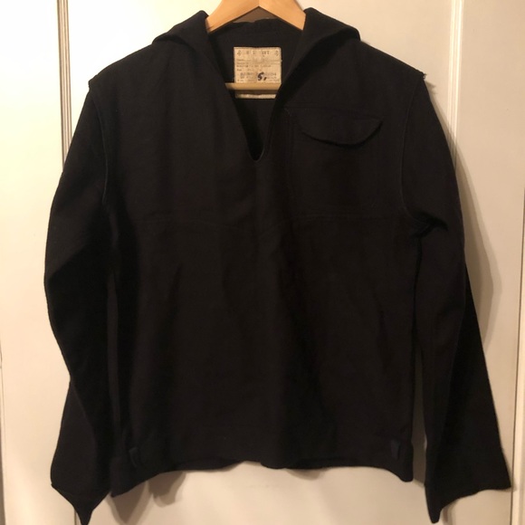Vintage U.S. Navy wool sailor uniform pullover top - Picture 8 of 8